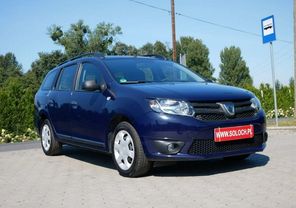 Dacia Logan cena 22700 przebieg: 231000, rok produkcji 2016 z Jeziorany małe 254